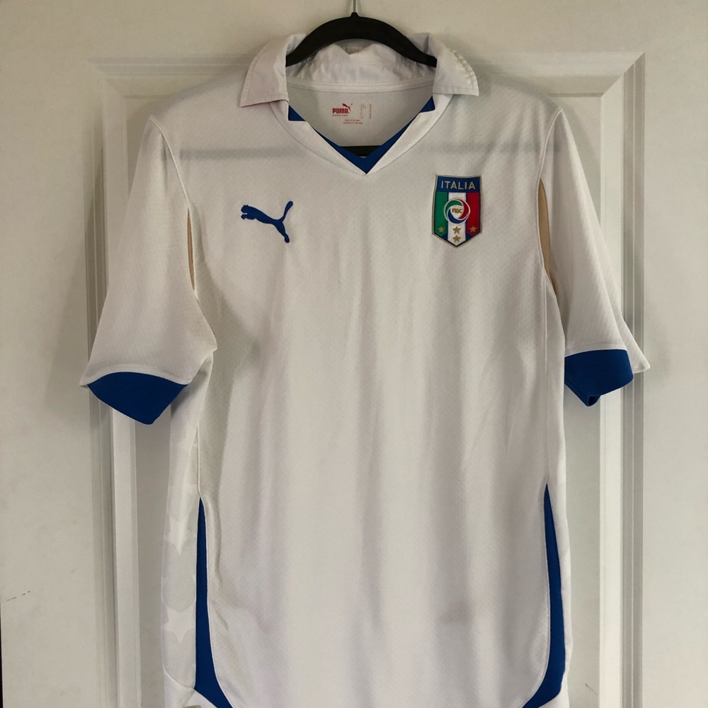Authentic Italy Puma Soccer Football Jersey